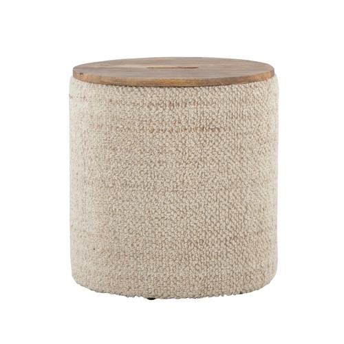 Tahoe 17" Wood Ottoman